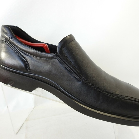 Ecco Size 13 M Black Leather Loafer Mens C3A A3 main image 4